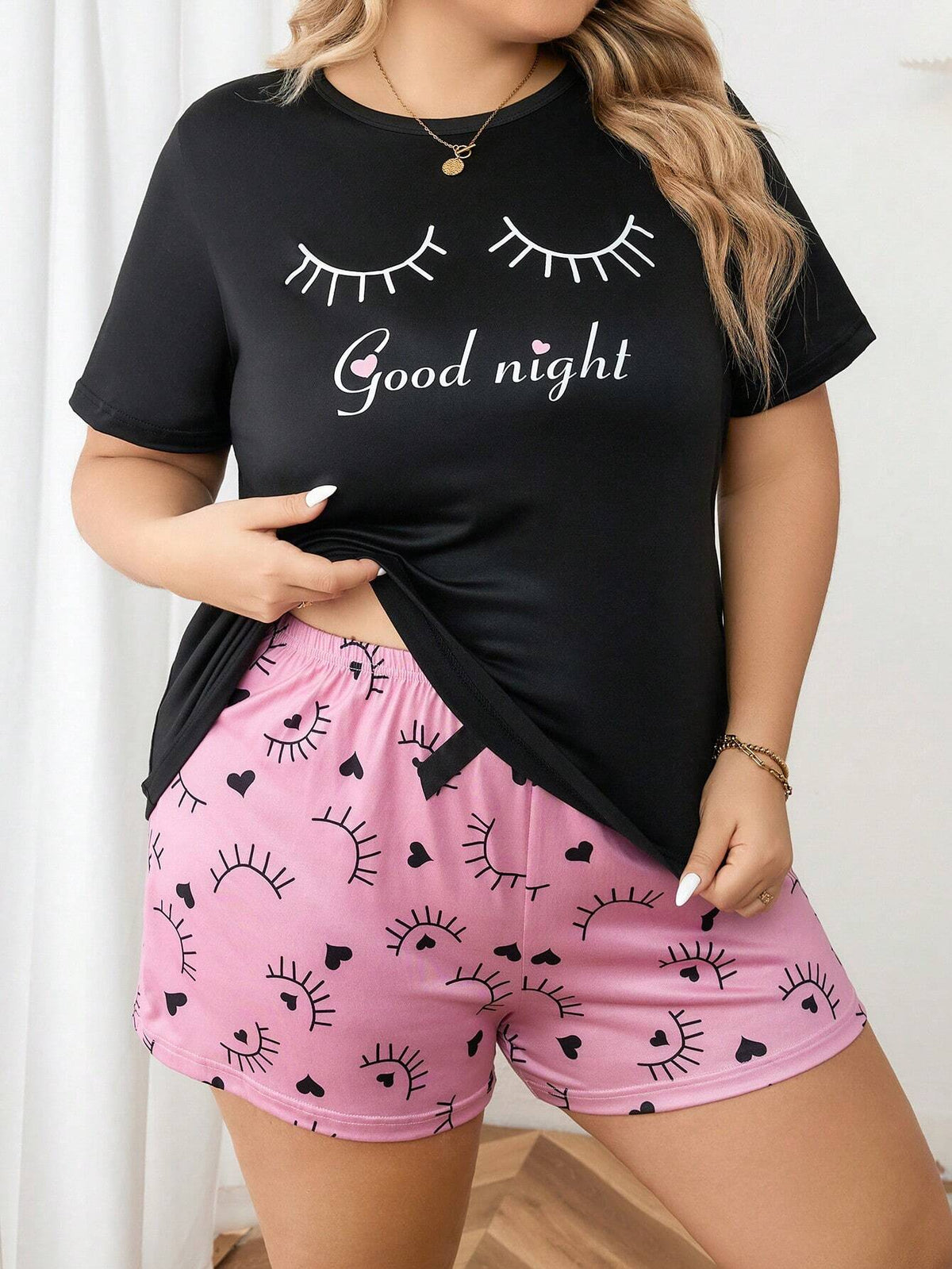 Women's Sleepwear Good Night Printed Pyjama Sets