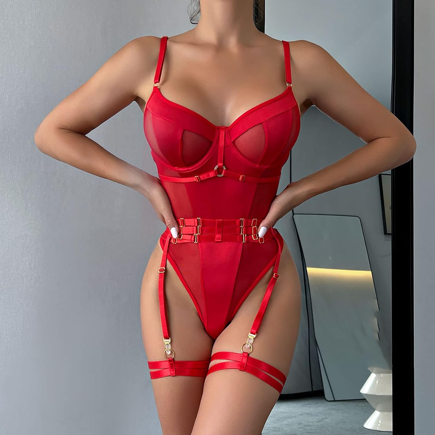 Sexy Lingerie Hot Erotic & Garter Belt Babydoll