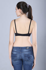 Wirefree Padded Nylon Elastane Stretch Full Coverage Multiway Styling T-Shirt Bra with Magic Under Cup