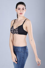 Wirefree Padded Nylon Elastane Stretch Full Coverage Multiway Styling T-Shirt Bra with Magic Under Cup