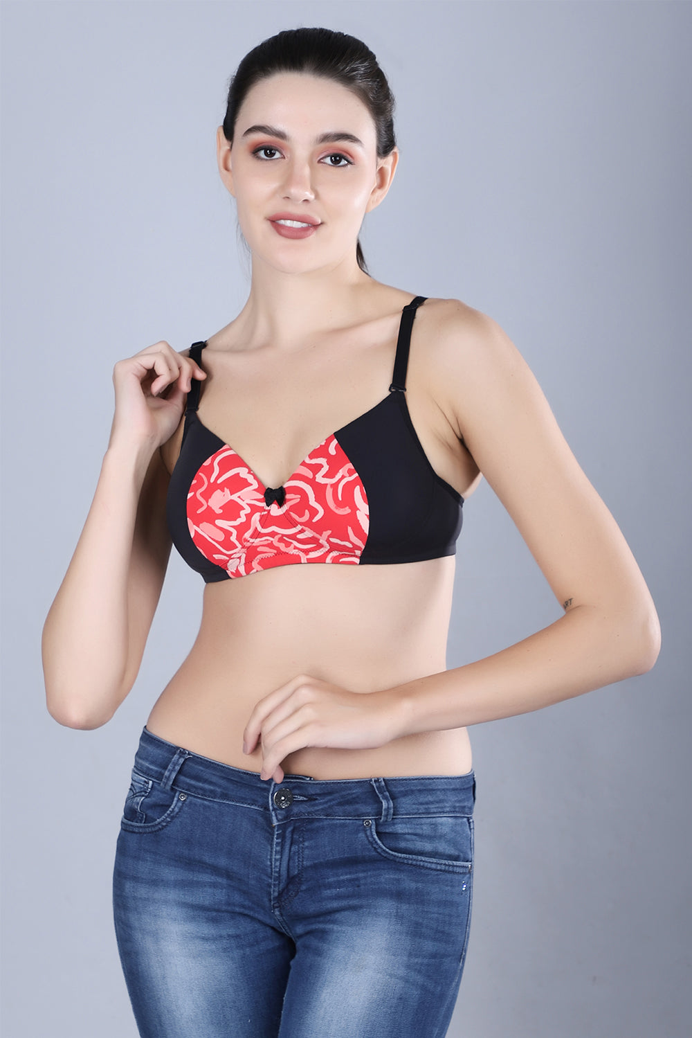 Lightly Padded Non-Wired Full Cup Multiway T-shirt Bra